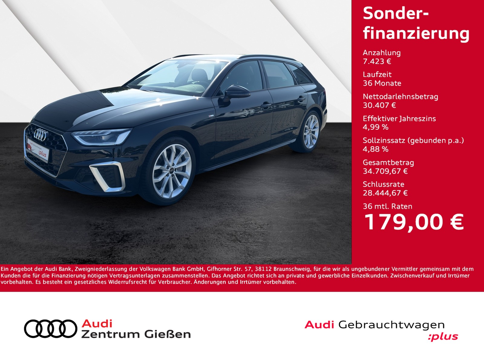 A4 Avant 40 TFSI quattro S line AHK MATRIX-LED 360°KAM...