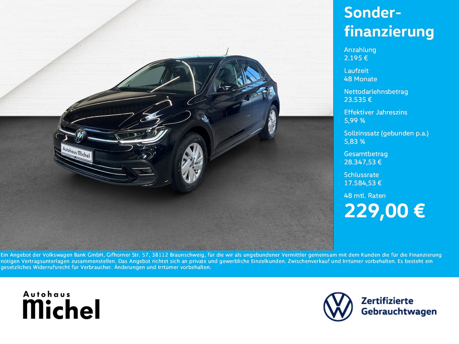 Polo 1.0 TSI DSG Style IQ-Light TravelAssist AppConnect