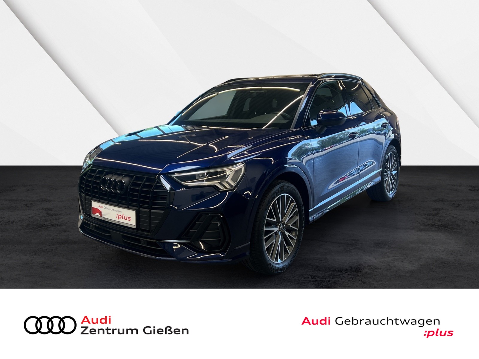 Q3 40 TDI quattro S line Black Pano AHK Navi LED