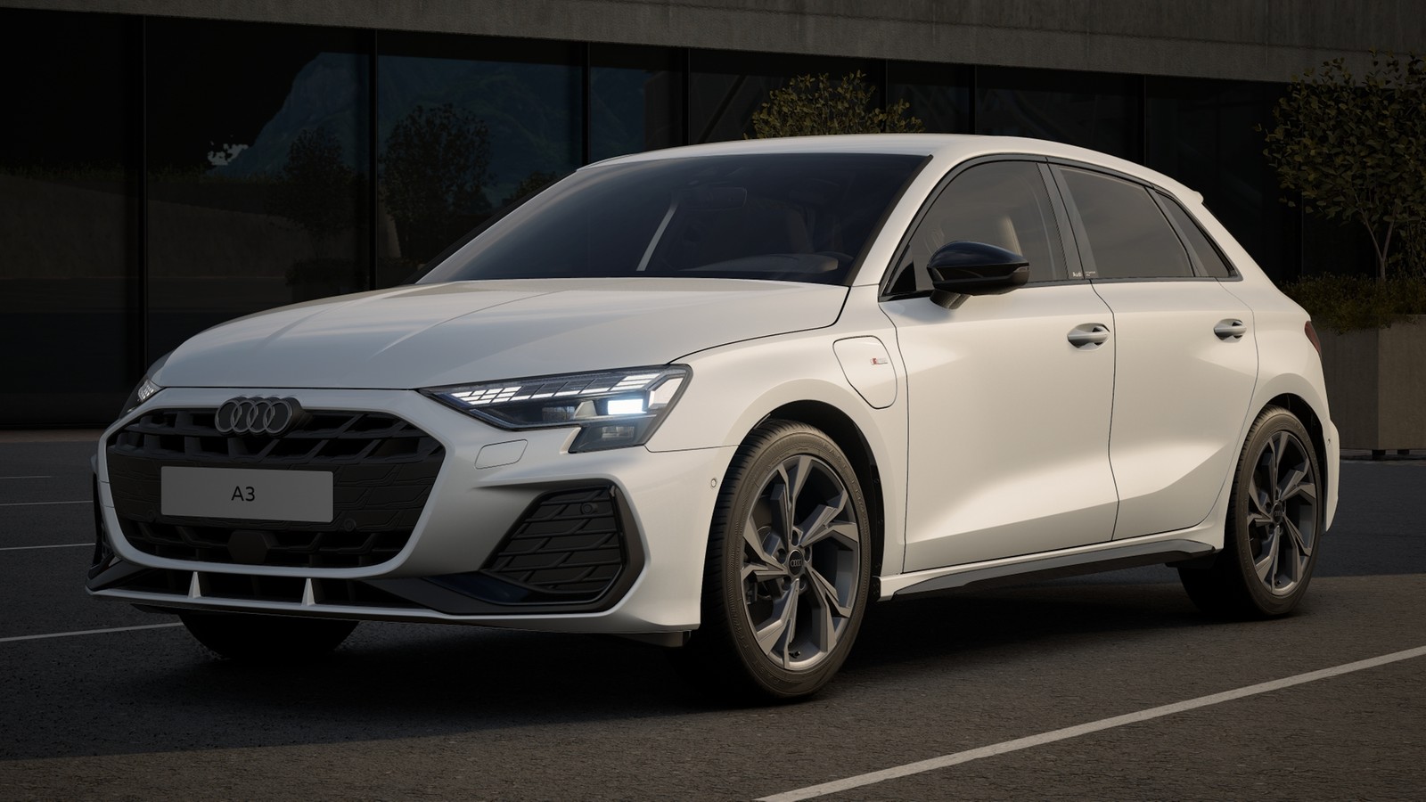 A3 Sportback S line 40 TFSI e 150 kW UPE 58910 Optikpaket schwarz plus, Interieur S line, Matrix, Businesspaket