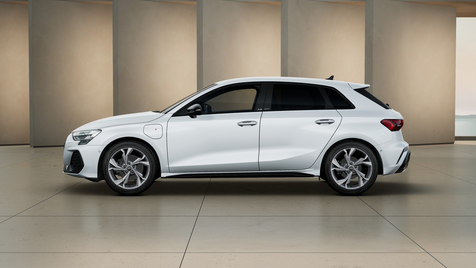 A3 Sportback S line 40 TFSI e 150 kW UPE 58910 Optikpaket schwarz plus, Interieur S line, Matrix, Businesspaket