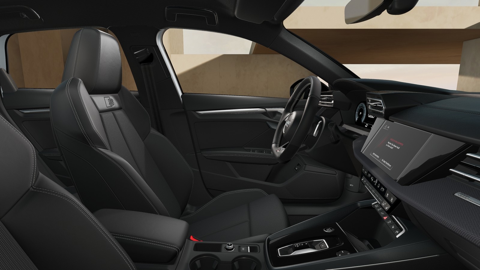 A3 Sportback S line 40 TFSI e 150 kW UPE 58910 Optikpaket schwarz plus, Interieur S line, Matrix, Businesspaket
