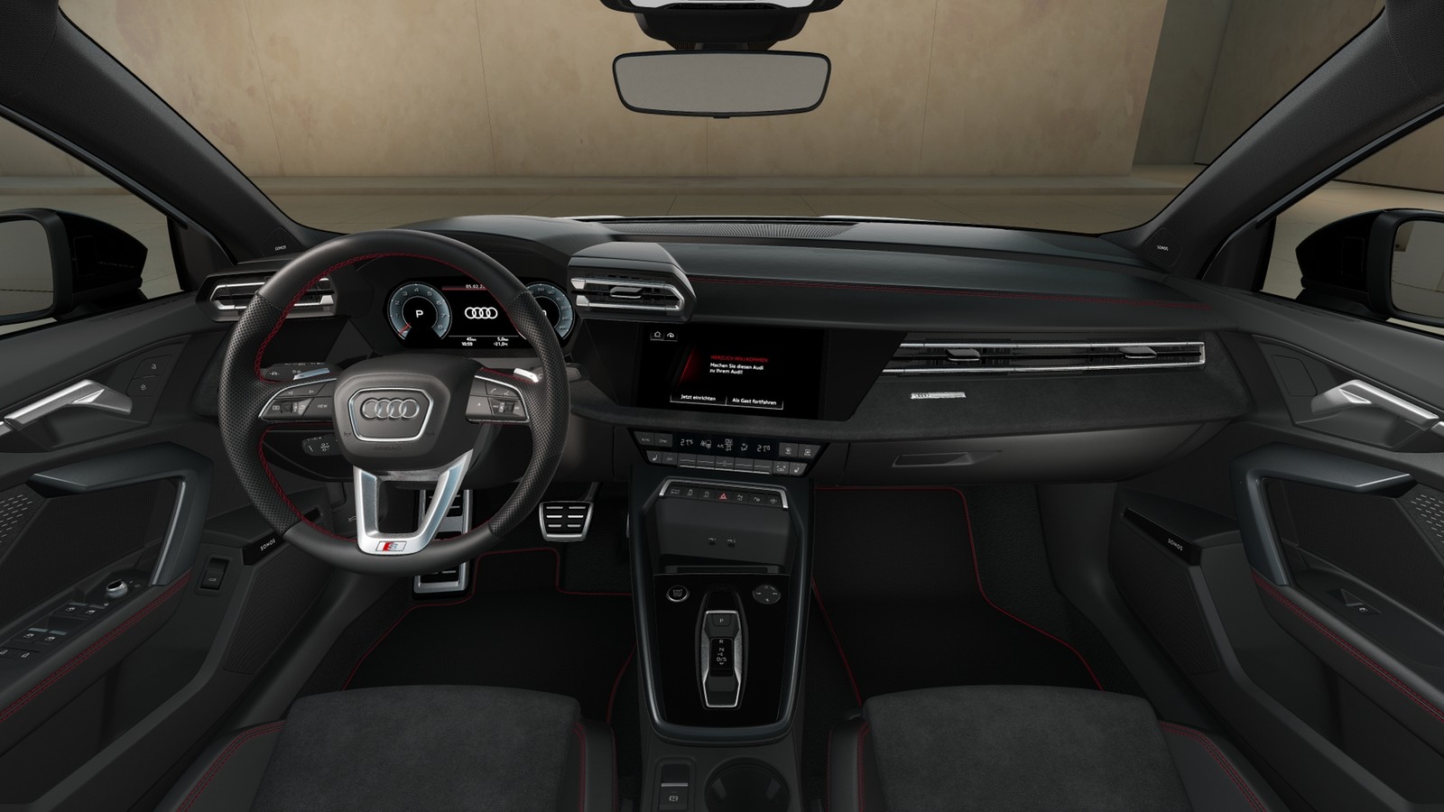 A3 Limousine S line 35 TFSI 110 UPE 54990 AHK, Optikpaket schwarz plus, Interieur S line, Matrix, Businesspaket