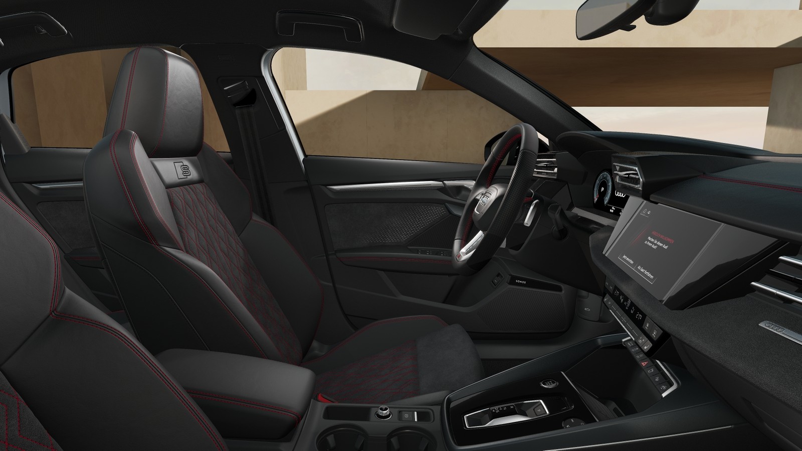A3 Limousine S line 35 TFSI 110 UPE 54990 AHK, Optikpaket schwarz plus, Interieur S line, Matrix, Businesspaket