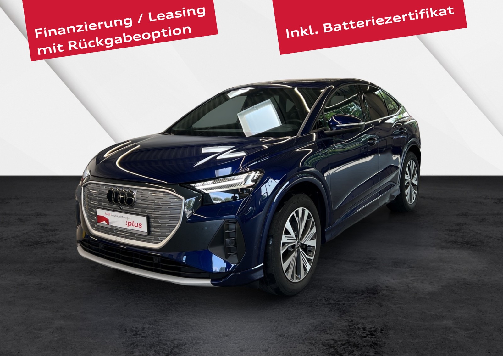 Q4 e-tron Sportback 40 basis MATRIX Pano Navi Plus
