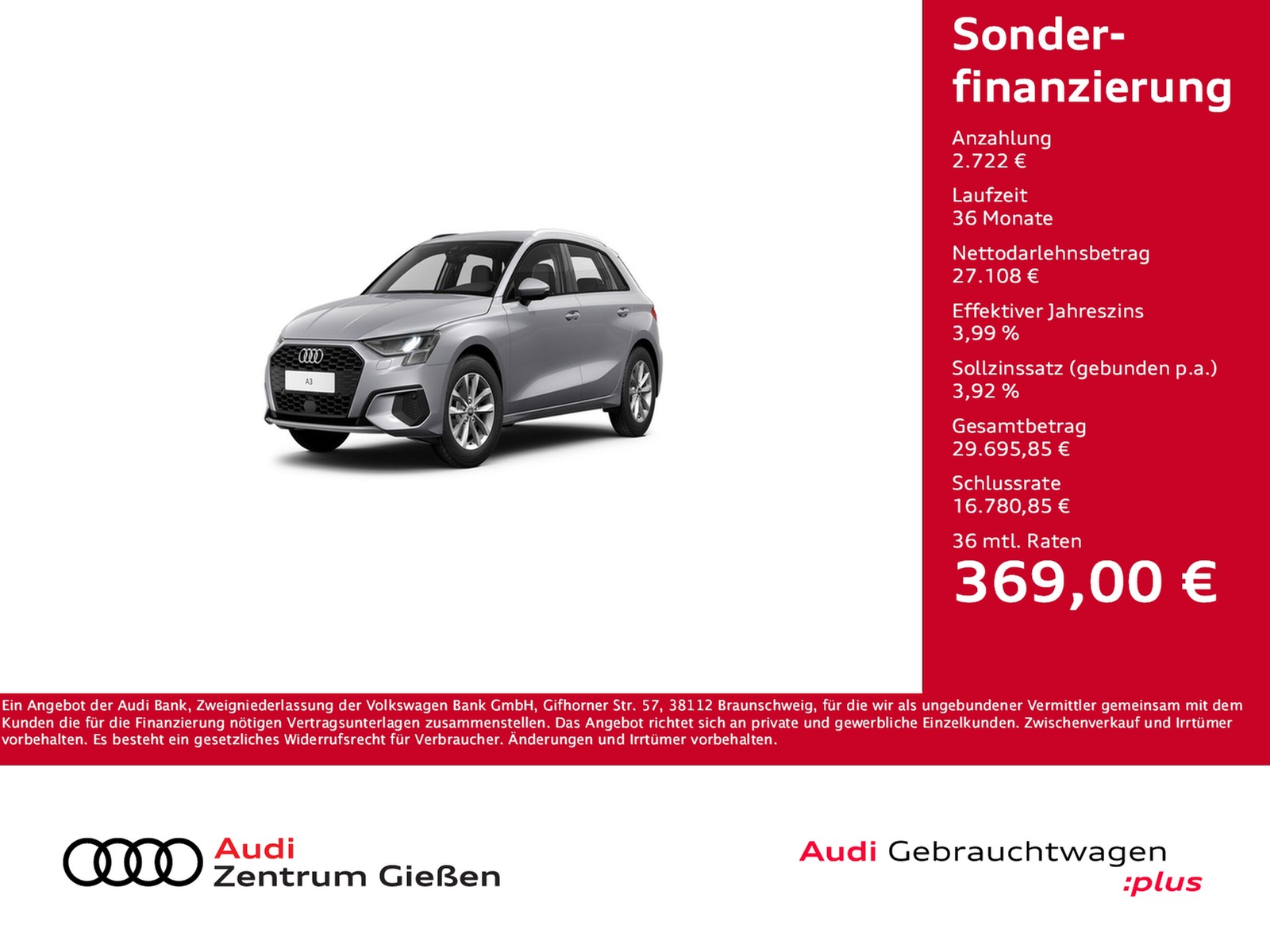 A3 Sportback 35 TFSI basis Infotainment-Paket