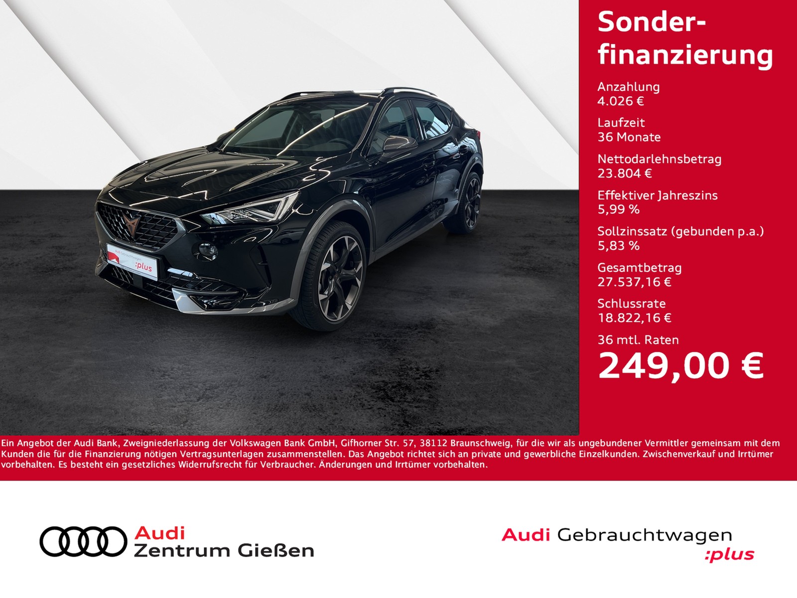 Formentor 1.5 TSI DSG LED Navi Rückfahrkamera
