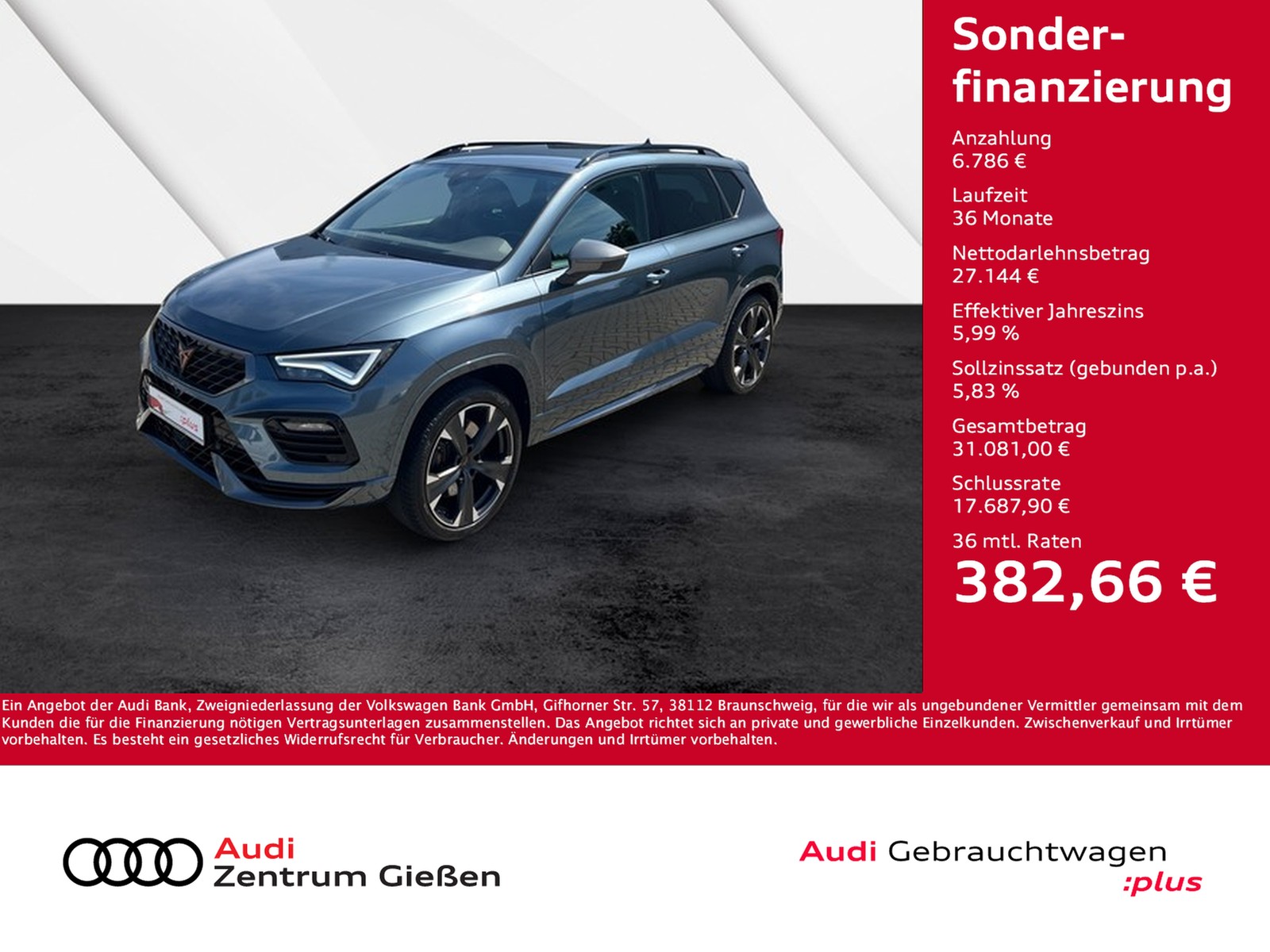 Ateca 2.0 TSI 4Drive DSG Fahrassistenz-Paket Navi LED