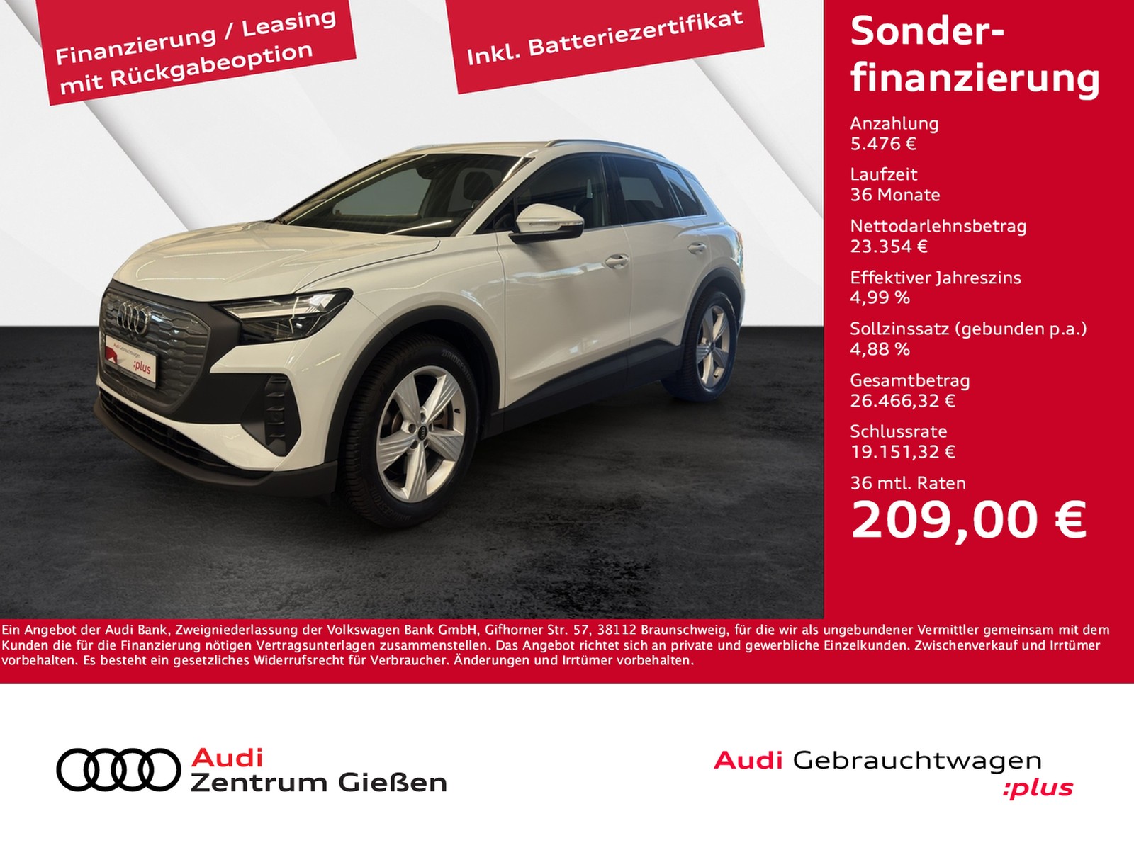 Q4 e-tron 40 Assistenzpaket Plus ACC Navi