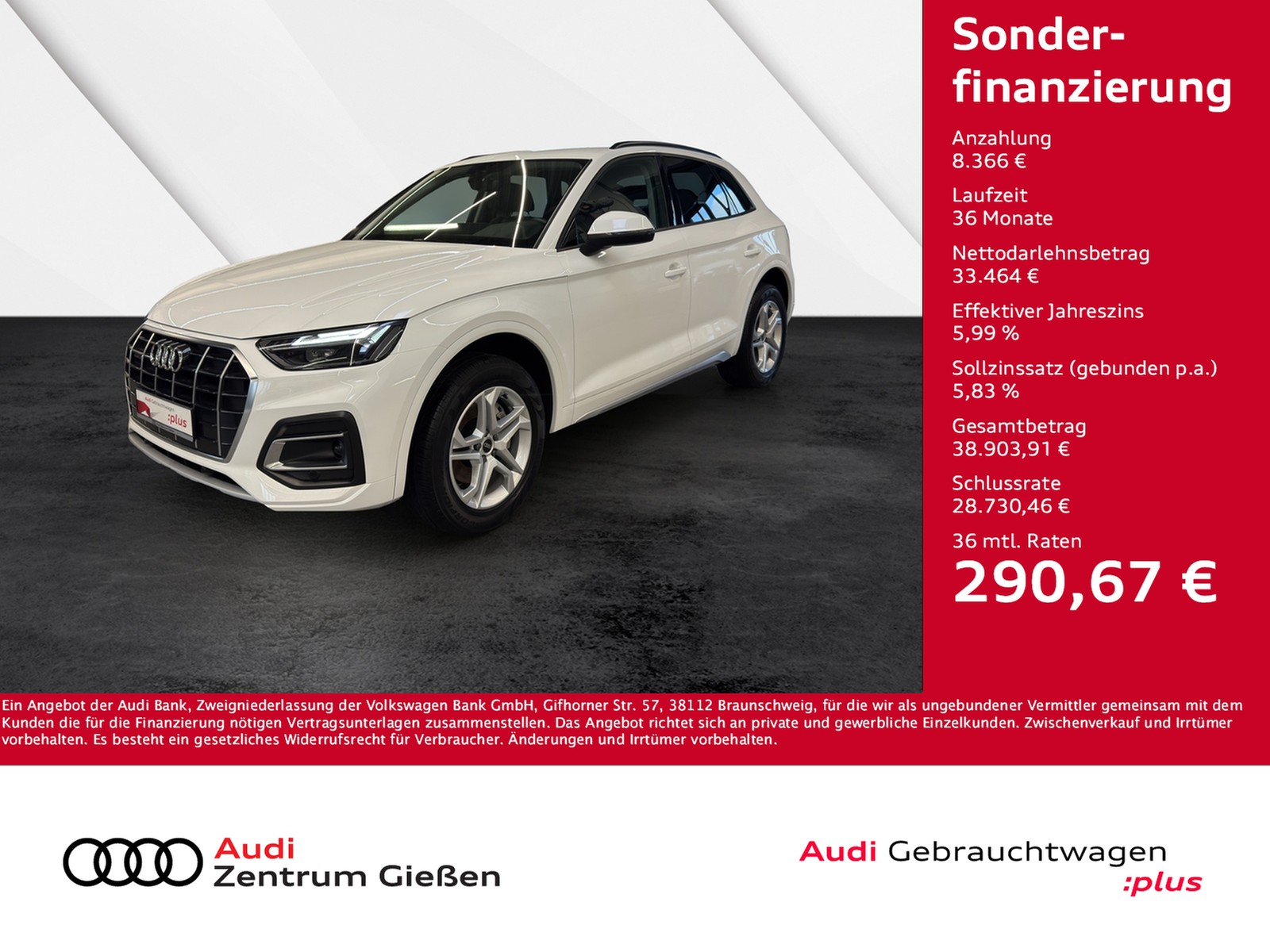 Q5 40 TDI quattro advanced Assistenzpakete Navi LED