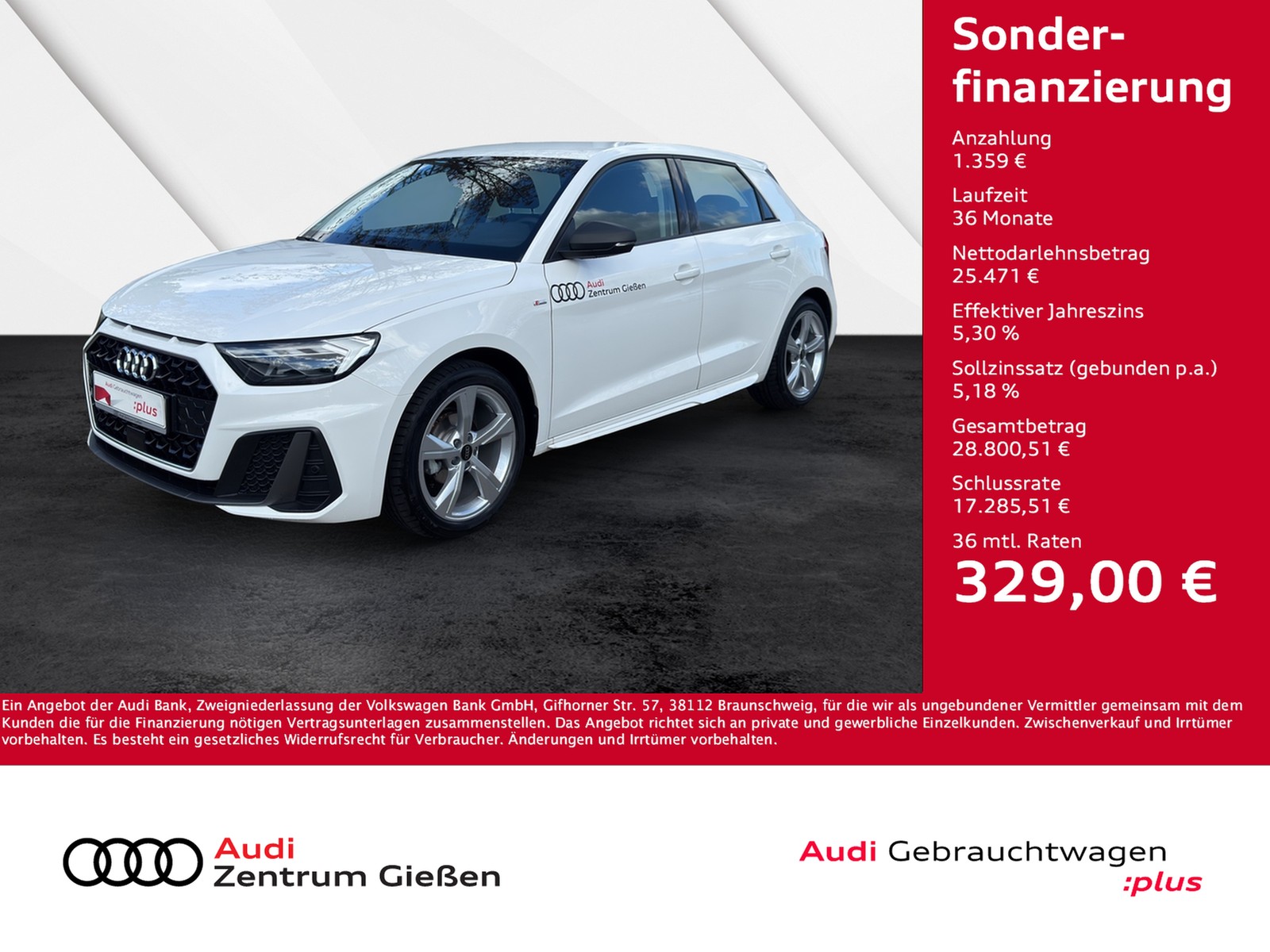 A1 Sportback 25 TFSI S-tronic S line LED MMI Navi Plus