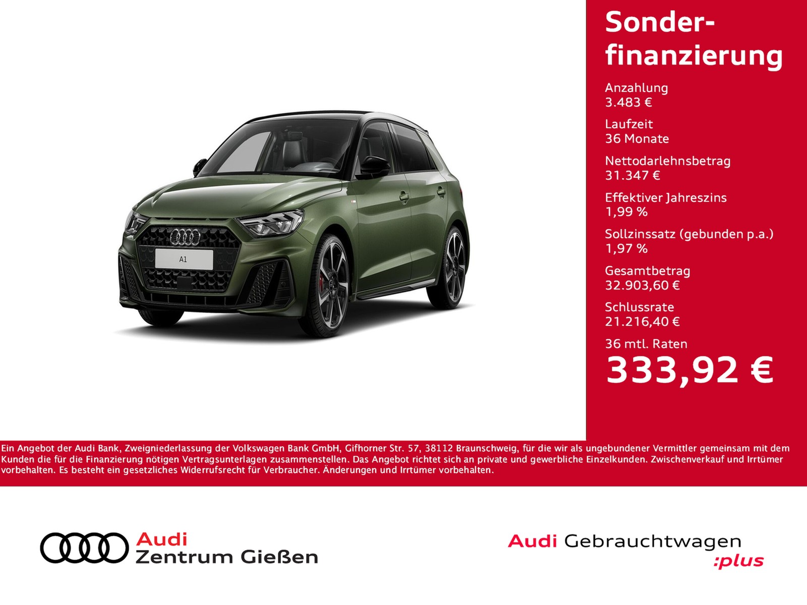 A1 Sportback 30 TFSI S-tronic S line Black SONOS LED As...