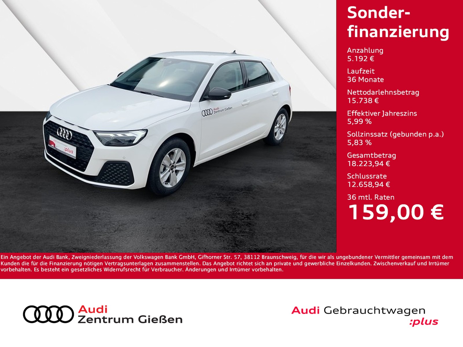 A1 Sportback 25 TFSI LED Infotainment-Paket Einparkhilf...