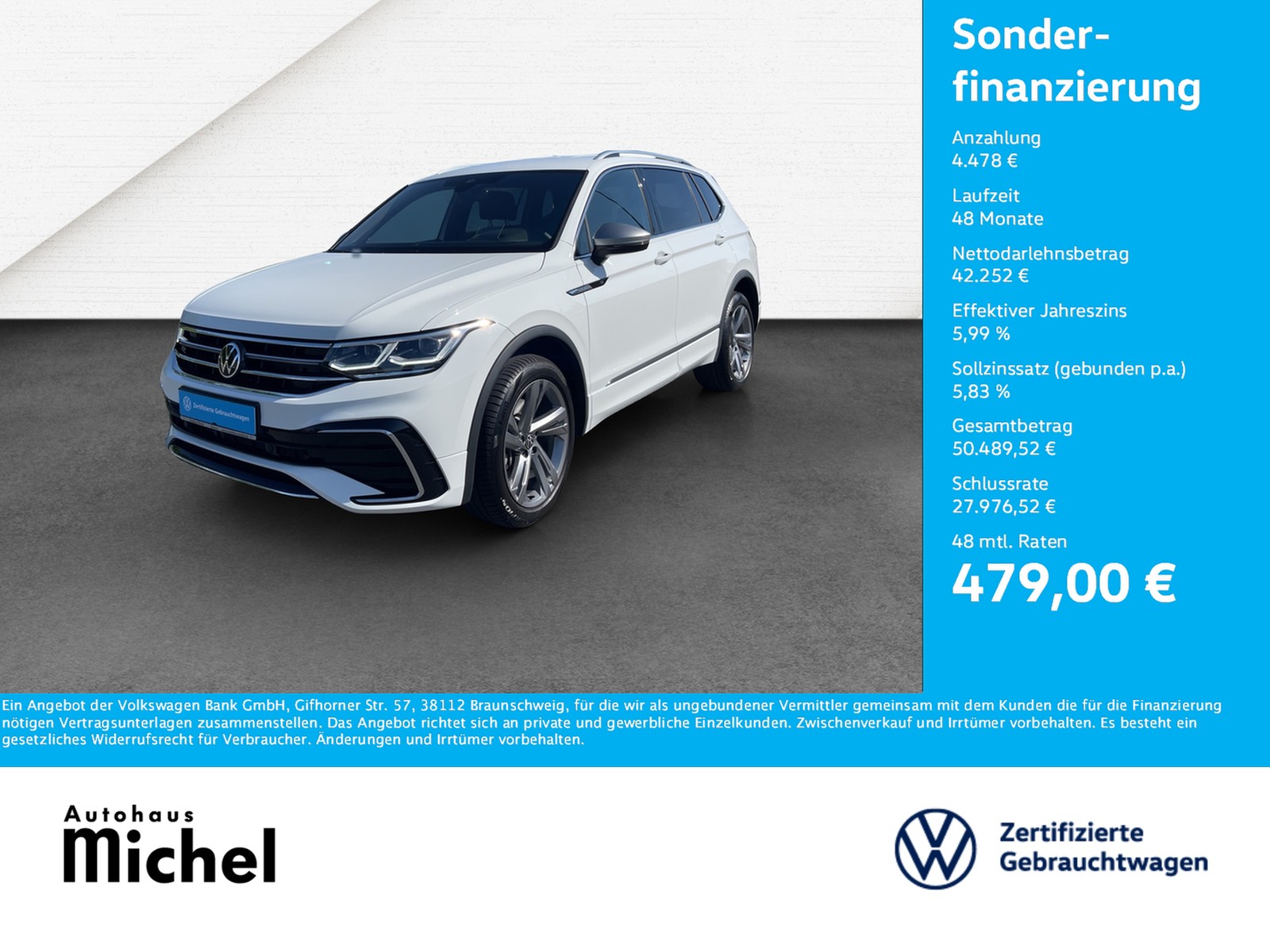 Tiguan Allspace 2.0 TDI DSG 4M R-Line IQ-Light HeadUp N...