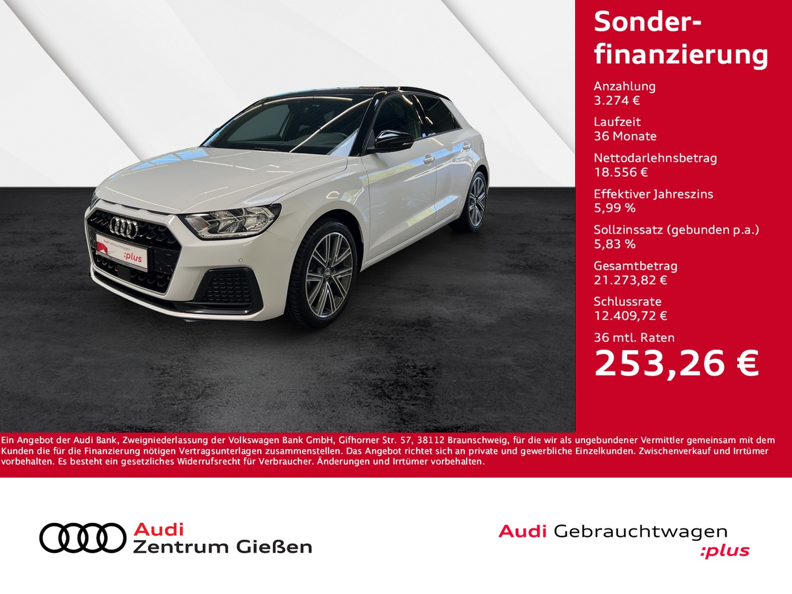 A1 Sportback 25 TFSI S-tronic advanced smarthphone interface