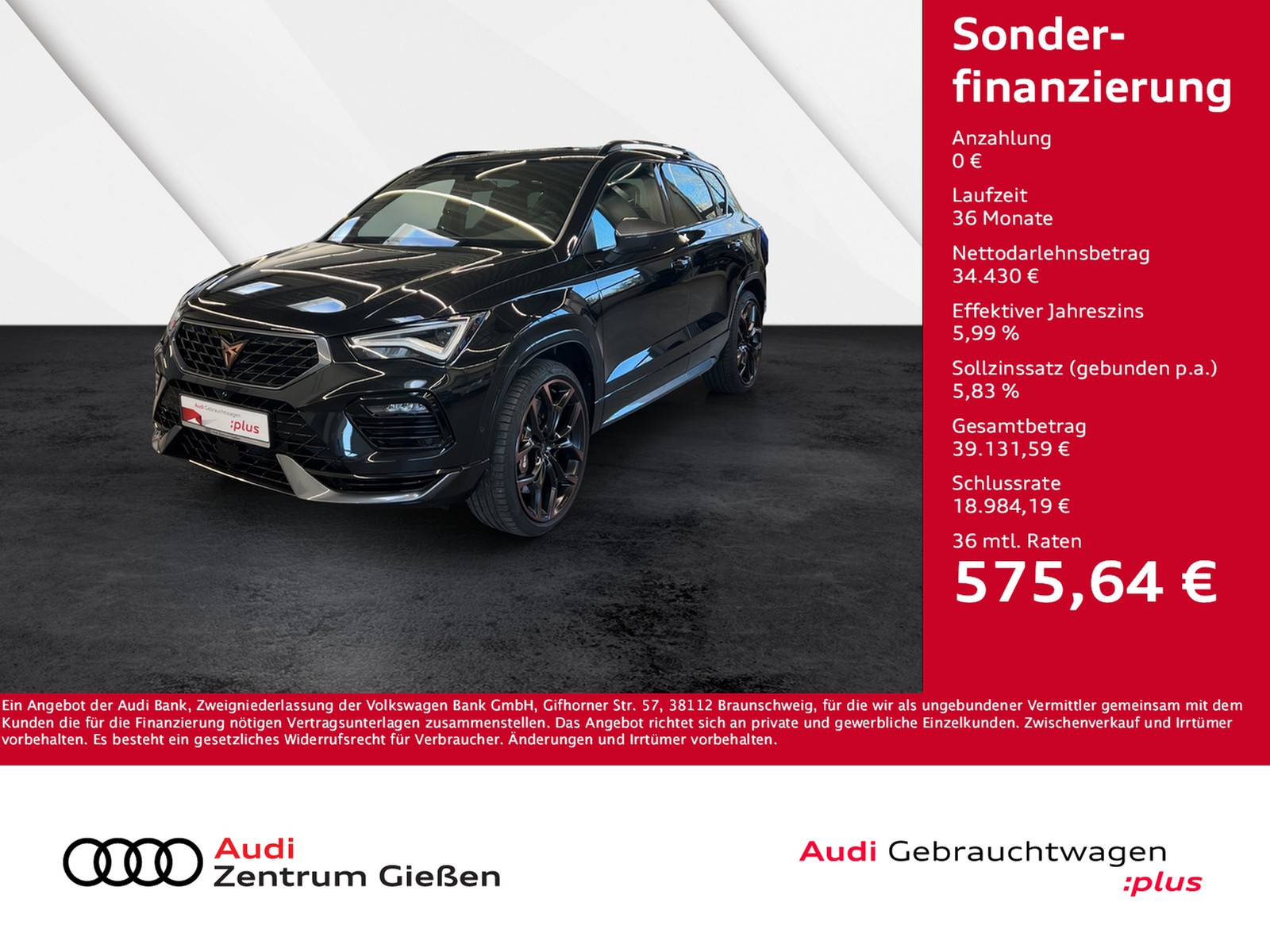 Ateca 2.0 TSI 4Drive DSG VZ Limited Edition AHK Pano AC...