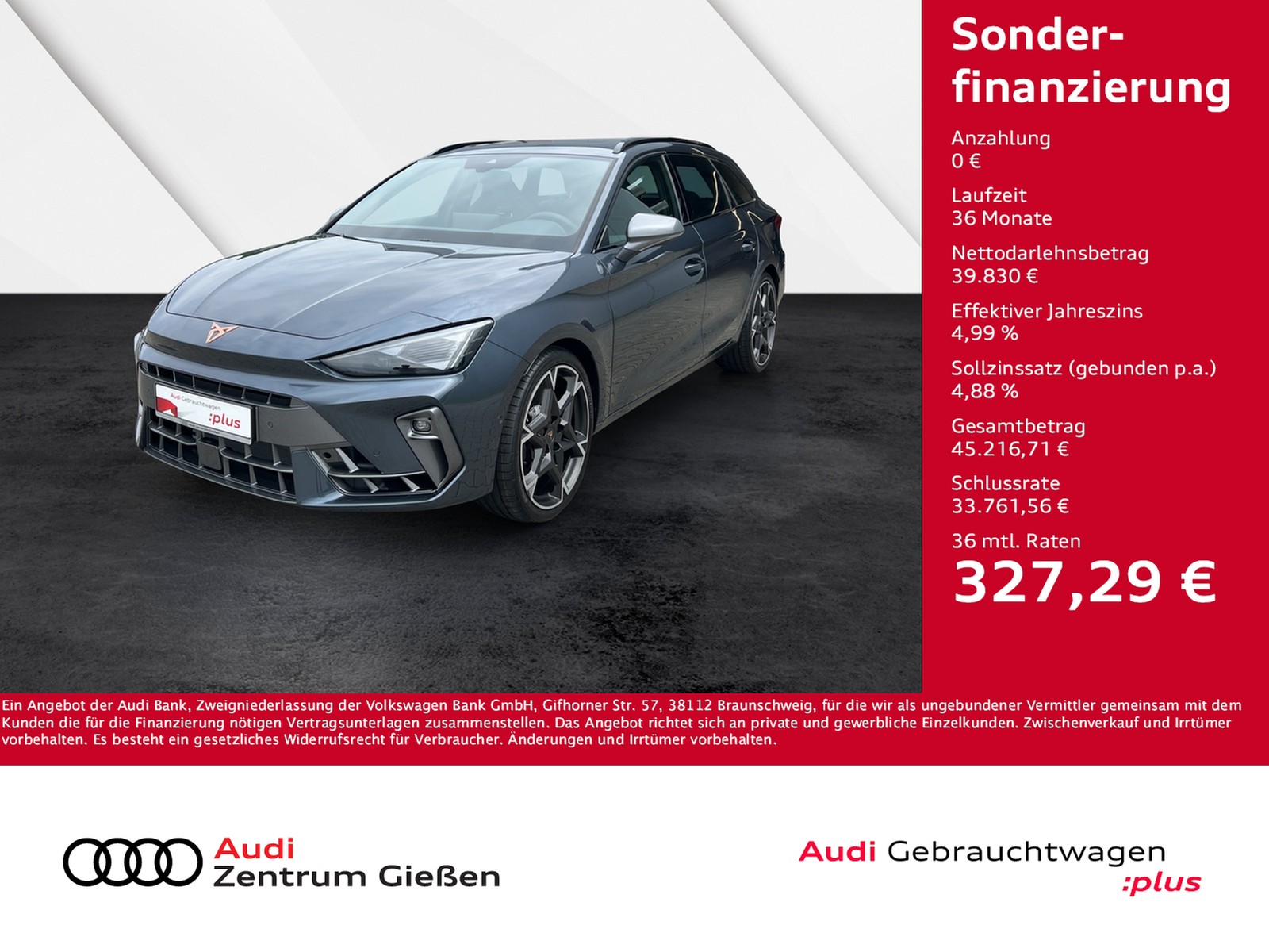 Leon Sportstourer 2.0 TSI 4Drive DSG VZ PANO AHK NAVI A...