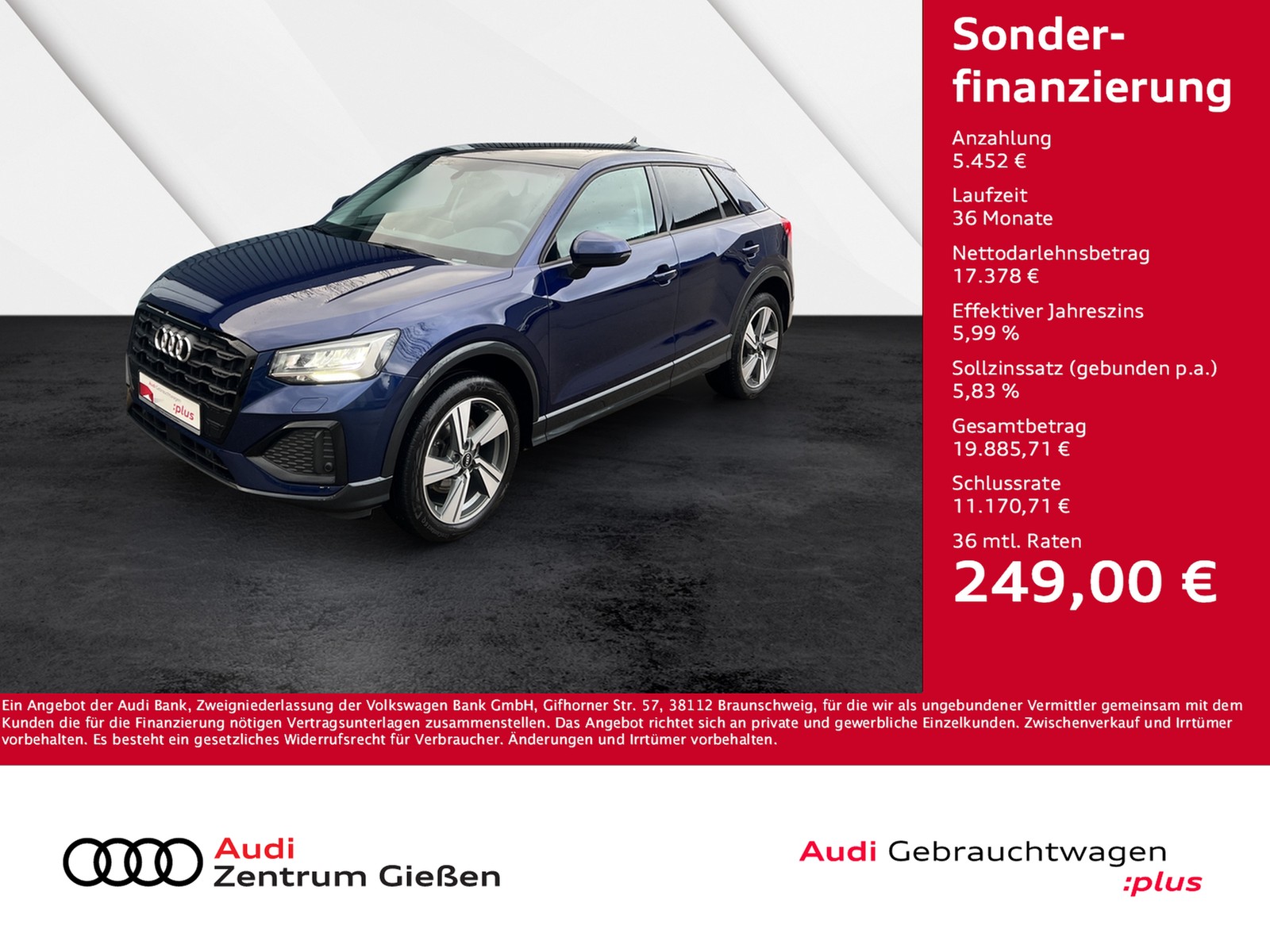 Q2 35 TDI S-tronic advanced Pano Navi Assistenzpaket