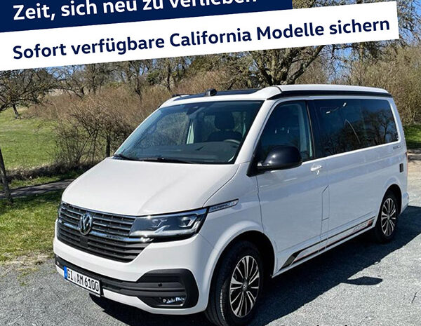  VW California Modelle – sofort verfügbar