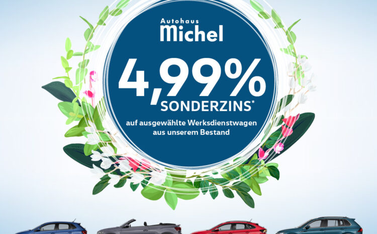  4,99% Finanzierung Werksdienstwg. | VW