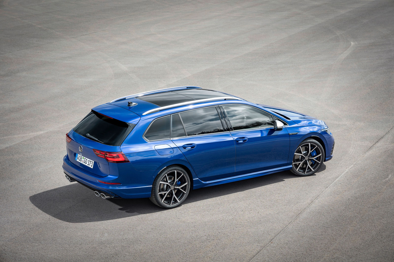 VW Golf Variant R Topview