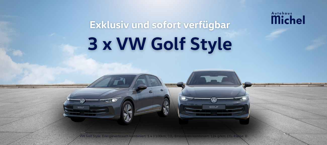 Kopfbild VW Golf Style
